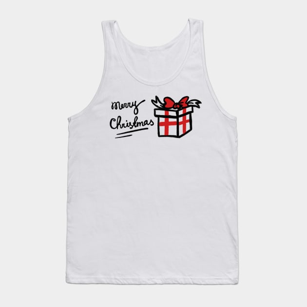 Merry Christmas Gift Tank Top by Tropical Blood